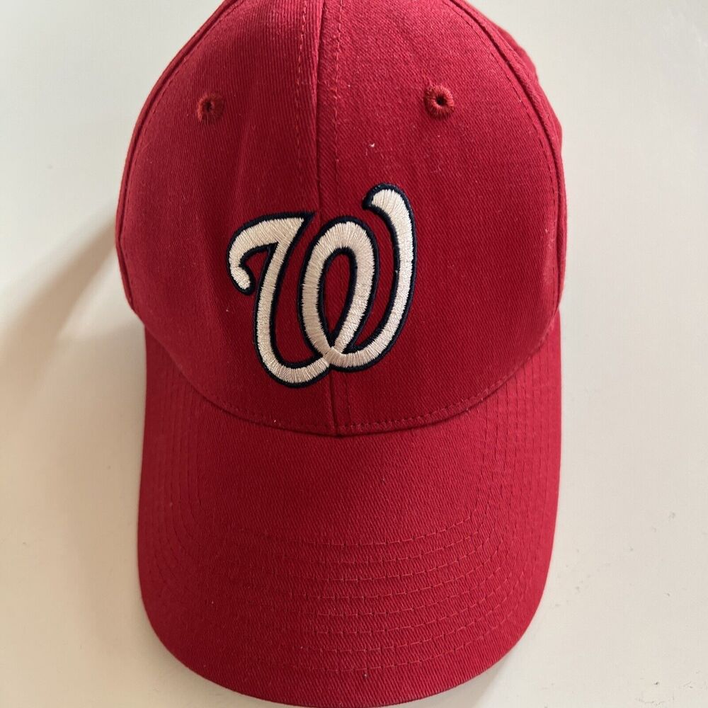 Washington Nationals Hat Adult MLB Red Adjustable Cap Hat